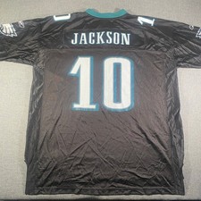 Philadelphia Eagles NFL Reebok 10 Desean Jackson Black Football Jersey Mens 2XL