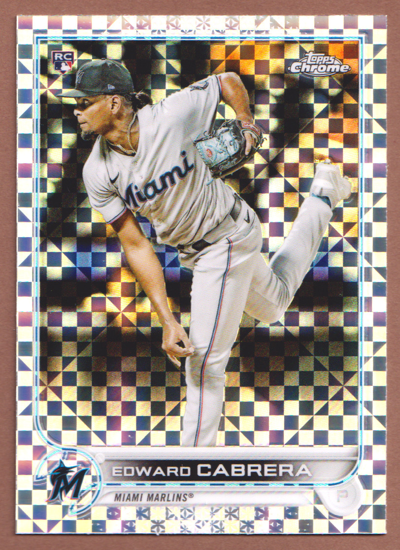 Edward Cabrera RC #64 2022 Topps Chrome X-Fractor-1283