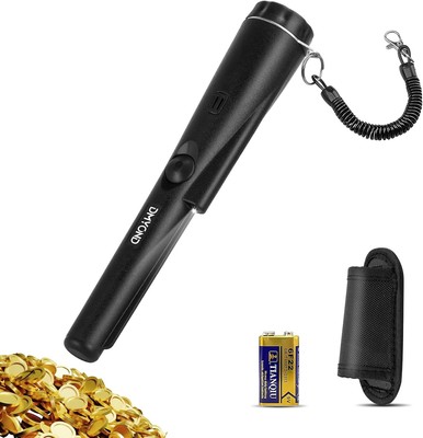 Dmyond Metal Detector Pinpointer, Professional Waterproof Handheld Pin Black 
