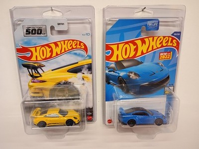 2 Lot Hot Wheels Porsche 911 GT3 RS yellow Factory 500 And Blue New For 2023 
