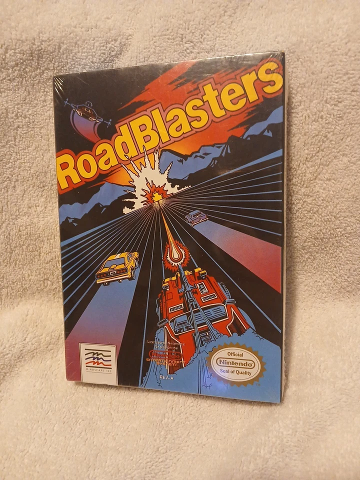 RoadBlasters Nintendo Nes 1990 New Factory Sealed H-seam  - Image 3 of 4