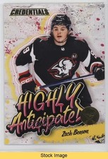 2023-24 Upper Deck Credentials Highly Anticipated Zach Benson #HA-50 READ 1d7q