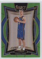 2024-25 Panini Select Concourse Neon Green Prizm 23/75 Nikola Topic #89 1bj7