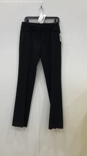 NWT Amanda  Chelsea Women's Black Straight Leg Low Rise Waist Slim Pant Size 6