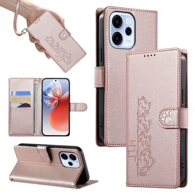Magnetische Leder Geldbörsen Klapphülle für Xiaomi 17 15T 14T Redmi Note15 14 13