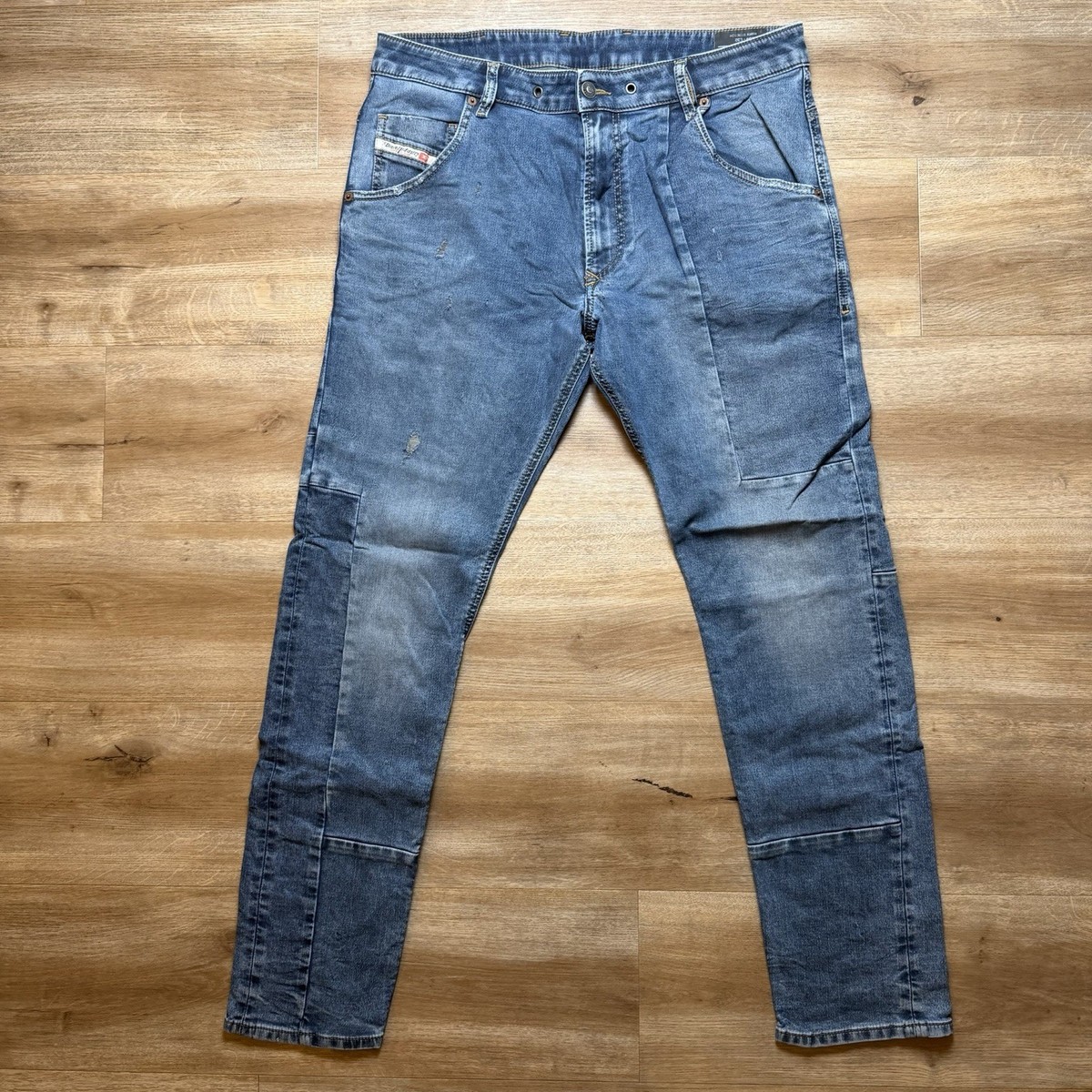 Ｗ３４ DIESEL JOGG ジョグ KROOLEY-X-NE 069MA Diesel Jogg Jeans Men 34 Blue Krooley-Y-GO-NE Tapered Articulated