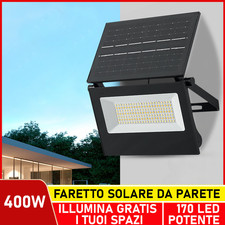 Faretto ad Energia Solare con Pannello Rotabile 400W 170 LED