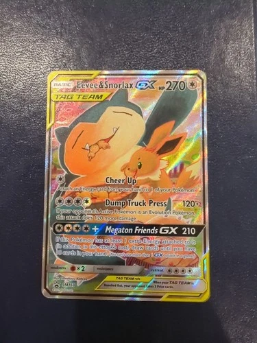 Pokémon TCG Eevee & Snorlax GX SM169