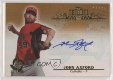 2013 Topps Tribute WBC Auto Sepia-Tone 21/35 John Axford #WTA-JAX Auto s7f