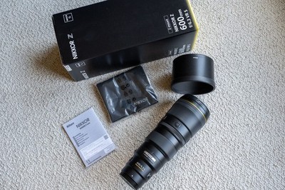 Nikon NIKKOR Z 600mm F/6.3 VR S Fixed Prime Lens EXCELLENT! Optics pristine! USA