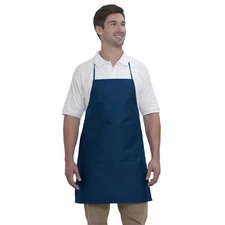 OTTO 803-401 Unisex 2 Pocket Full Length Adjustable Bib Apron