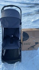Bugaboo Butterfly Complete Compact Stroller - Black / Stormy Blue