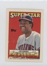 1988 Super Star Sticker Back Cards Joe Carter Chris Brown Dave Stewart #49 0au4