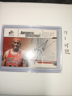 2003/04 Upper Deck So Signaturen Edition Dennis Rodman#A10