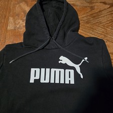 Boys Medium Black Puma Hoodie