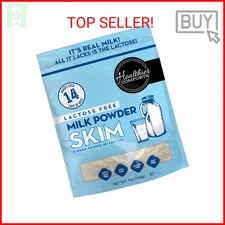 Healthier Comforts Lactose Free Skim Milk Powder | High Protein, Fat Free, Non-G