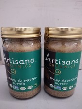 Artisana Organics Raw Almond Butter 14 oz 2 Pack Gluten-Free, Kosher, Non-GMO,