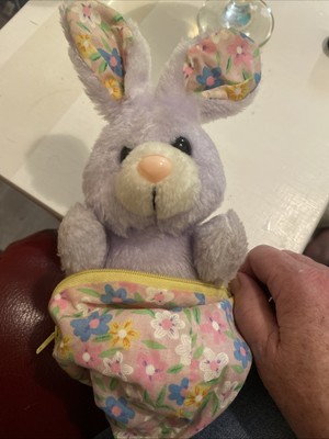 Vintage Plüsch 1987 Dan Dee Hase im Schlafsack Stofftier Stofftier AC