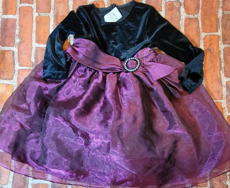 Bonnie Jean Girls Sz 3t Christmas Party Dress