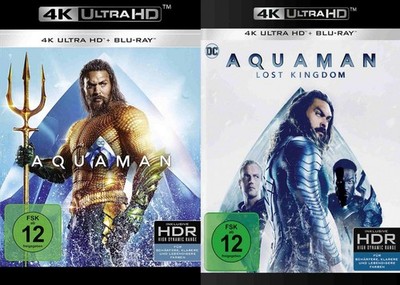 Aquaman 1+2 Lost Kingdom 4k Ultra HD + Blu-ray # UHD+BLU-RAY-SET-NEU