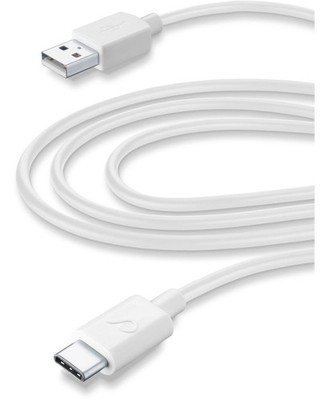 Cellularline USB Cable Home XL - USB-C Cable from USB to USB-C for charging and