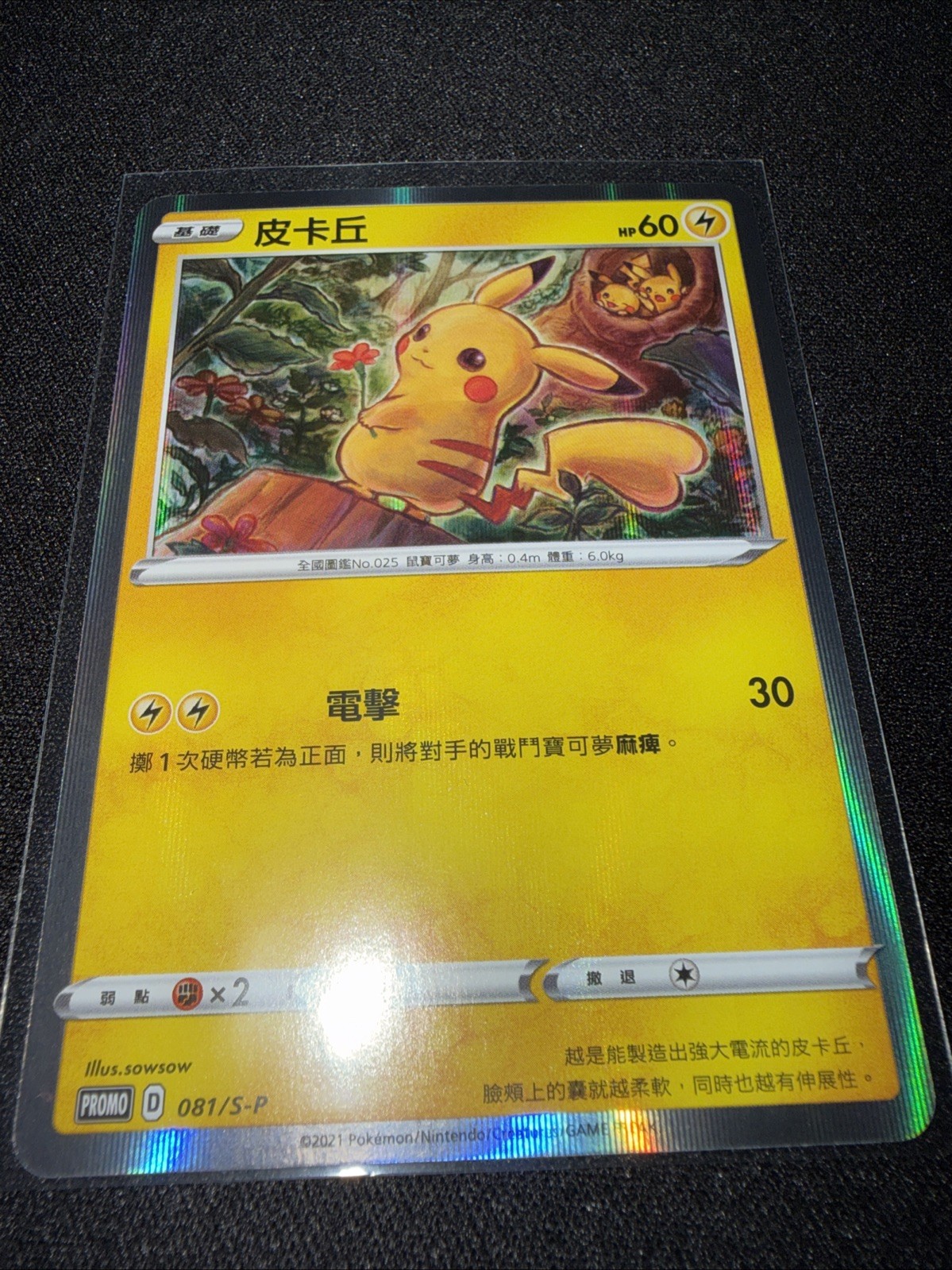 Pikachu Promo 081/s-p 2021 Lunar New Years