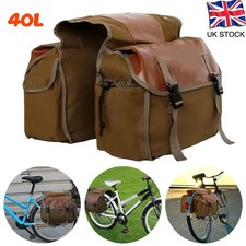40L Large Capacity Bike Double Pannier Bags Rear Rack Bag for Commuting& Touring