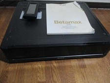Sony SL-2100 Betamax Beta VCR Video Cassette Recorder Remote Manual Junk Japan