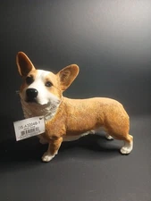 Weish Corgi  Dog Figurine With Beautiful Details And Color Nice Deco 