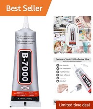 B7000 Jewelry Bead Glue for Jewelry Making, Crystal Clear Glue 3.7 fl oz B700...