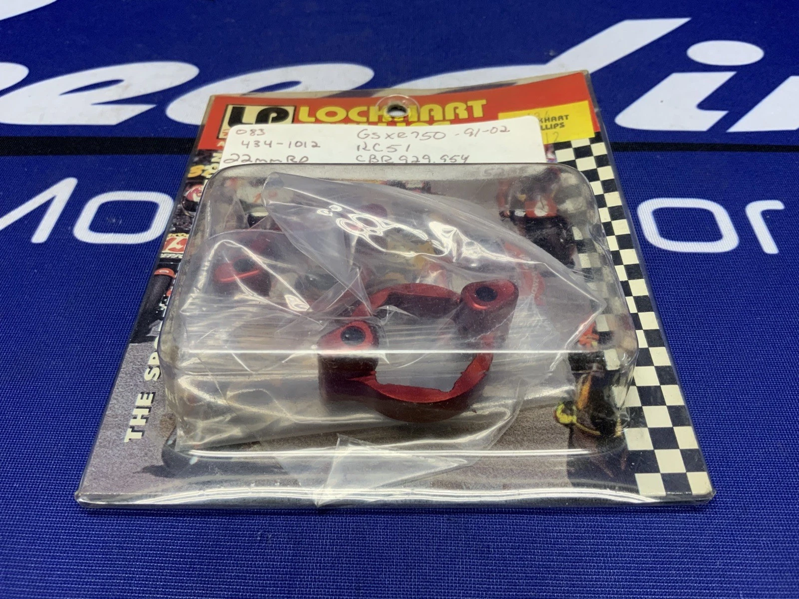 Lockhart Phillips Fork Pre-Load Adjuster Adapter 22mm Red 434-1012