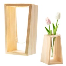 Hydroponic Glass Container Vase Jars Plant Propagation Station Vase with Saucer