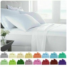 LUXURY EGYPTIANCOTTON 800 THREAD COUNT FITTED OR DUVET OR 4 PC SHEET SET-IVORY
