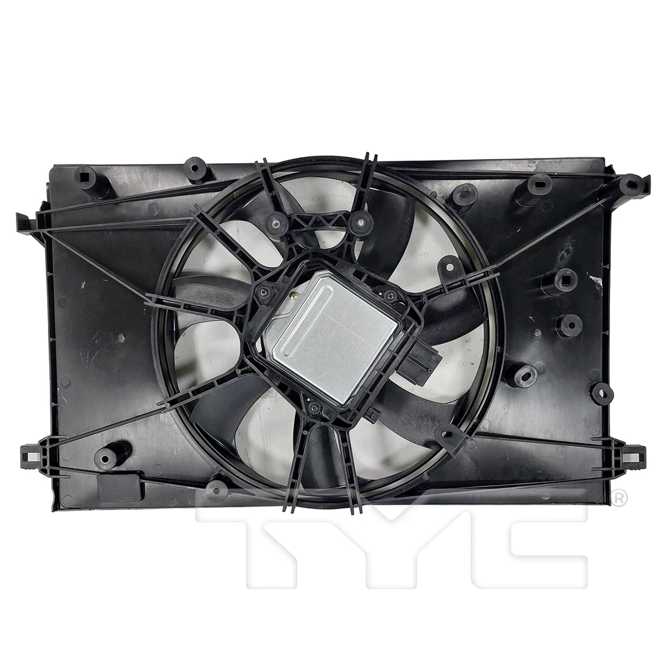 Conjunto de ventilador de refrigeración de radiador y condensador para 23-23 Toyota Prius Prime L4 2,0 L Foto 2 de 4