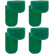 4 PCS Thumb Rest Cushion Soft Silicone Clarinet Oboe Protector Green Pad