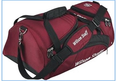 Wilson Staff Golf Overnight Travel Bag, Red