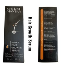 Nourish Mantra Advanced Hair Growth Serum For All Hair Thinning 1.69 fl oz