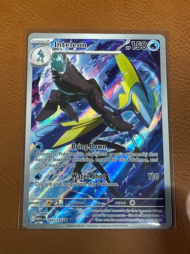 2025 Pokémon Mega Evolution- Inteleon - SIR - 142/132