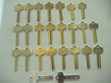 121 PC KEY BLANKS FIT BEST, RUSSWIN-NICKEL SILVER & BRS