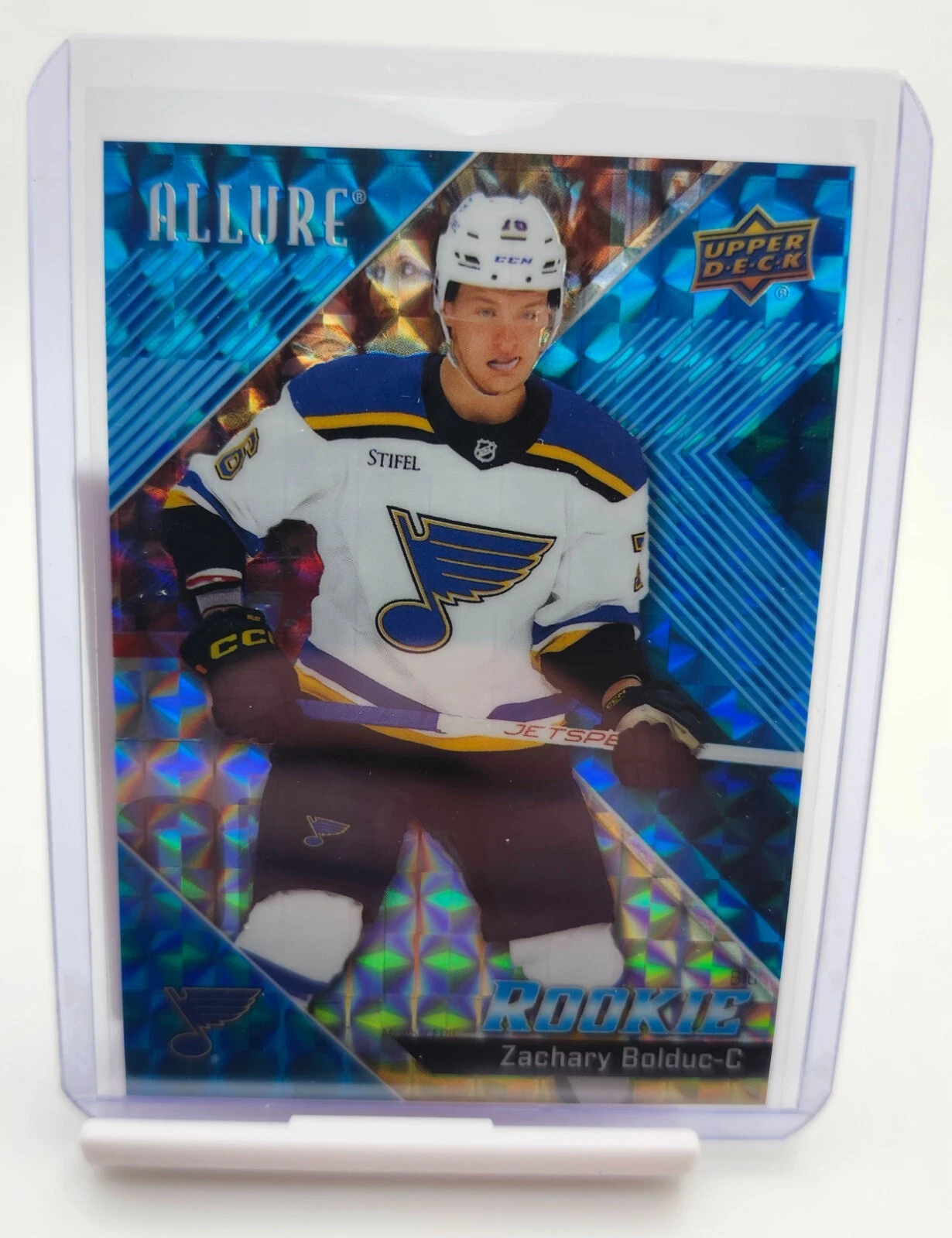 2024-25 UD Allure Zachary Bolduc Blue Line 24/35