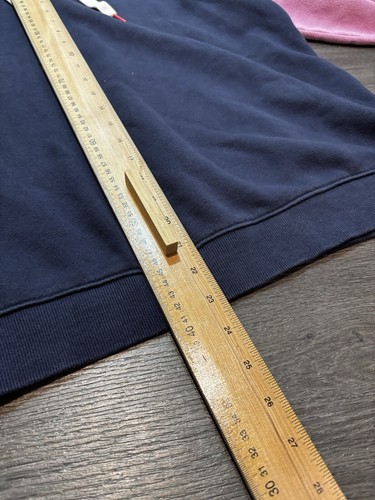 Joules Rowley Hoodie Damen UK Größe 12 marineblau mehrfarbig Block Pullover - Bild 11 von 13