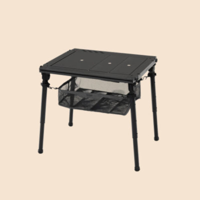 [Cargo Container] COMPFORT IGT 2-unit table camping assembly / Gray color