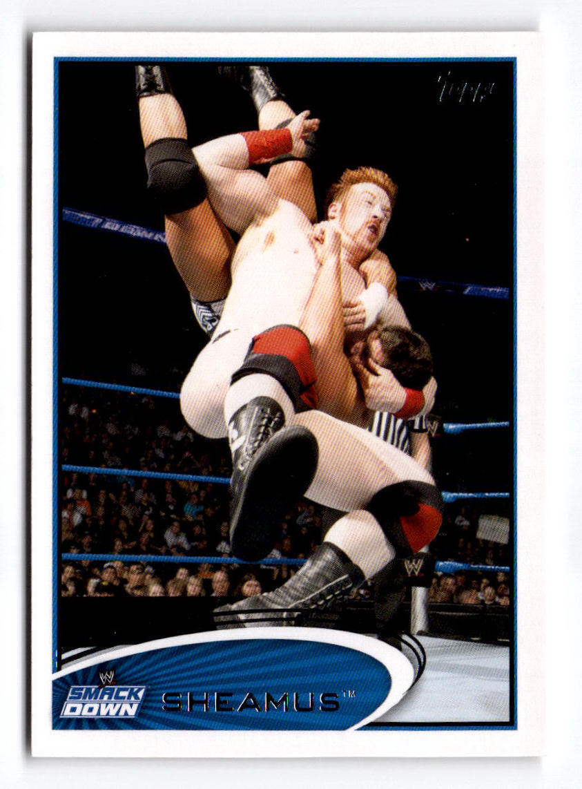 2012 Topps WWE Sheamus 4 Pro Wrestling Card