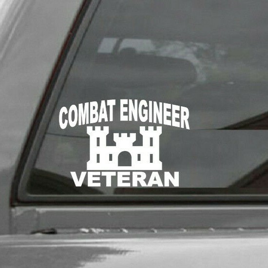 Army Combat Engineer Decals Army Engineers Flag