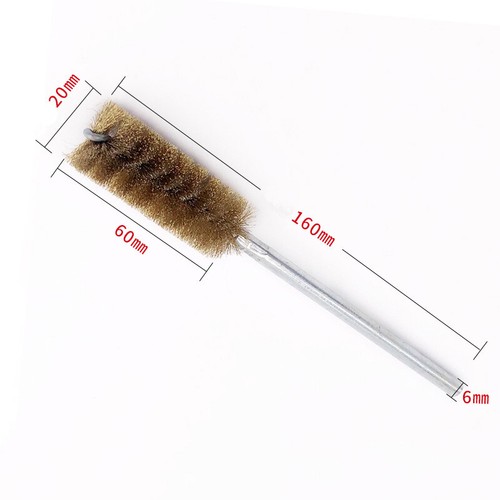 2pcs Chimney Flue Cleaning Brush Brass Wire Brush Round Rods Sweep Polishing - Picture 10 of 20