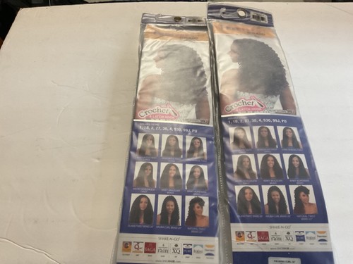 GOGO CURL 12" - FREETRESS SYNTHETIC BRAID CROCHET HAIR LOT OF 2 - Picture 3 of 5
