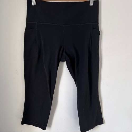 Leggings Athleta neri cropped vita alta elasticizzati - Foto 5 di 5