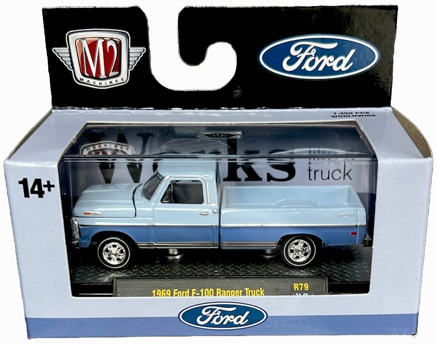 M2 MACHINES 1969 FORD F100 RANGER TRUCK NEW 2024
