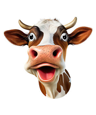 XXXL 40X40 cm car sticker sticker cow sticker