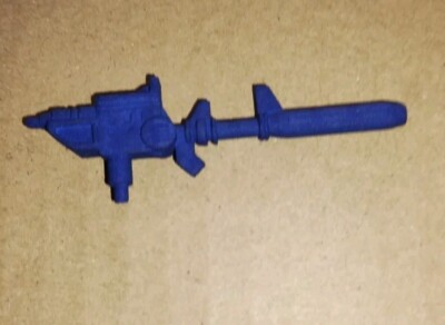 Custom Transformers G1 Devastator Rifle Blue Nylon Shattered Glass New